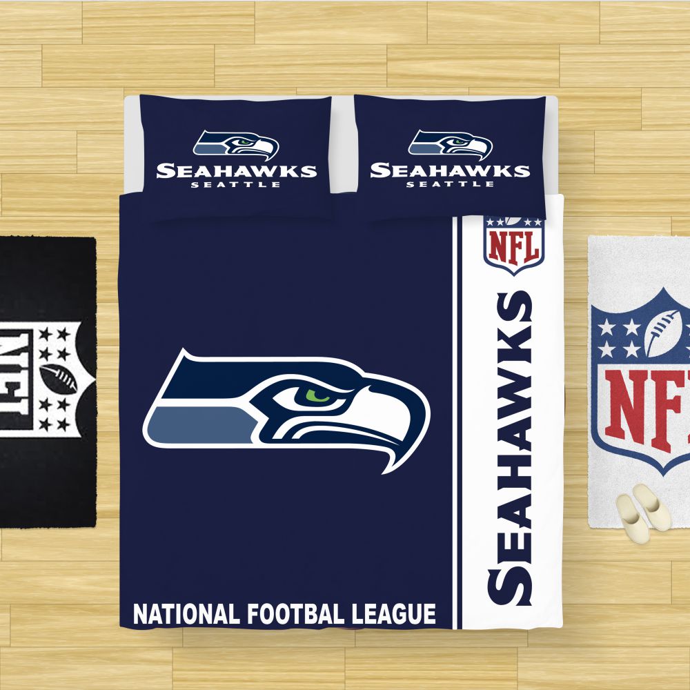 Alternative view of NFL Seattle Seahawks Bedding Comforter Set - Custom Bedding Set