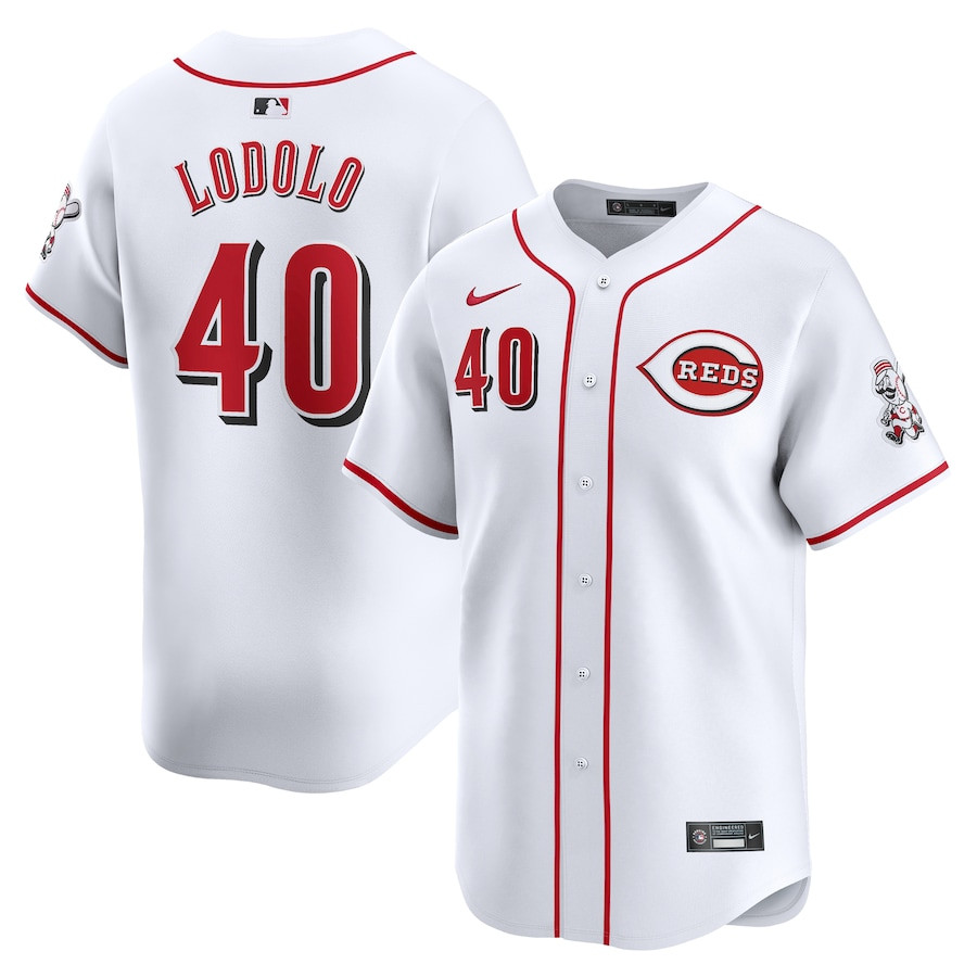 Nick Lodolo 40 Cincinnati Reds Home Limited Men Jersey - White