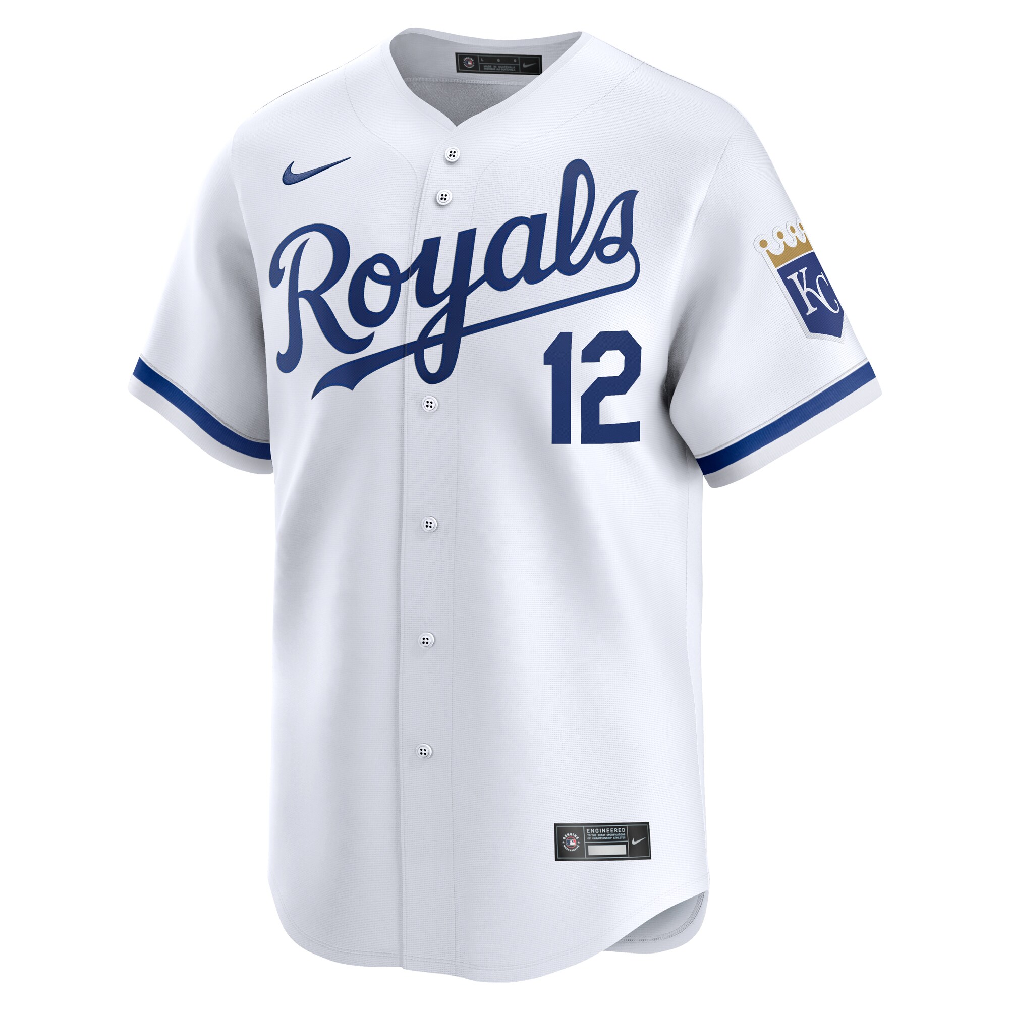 Alternative view of Nick Loftin Kansas City Royals Home Limited Player Jersey - White