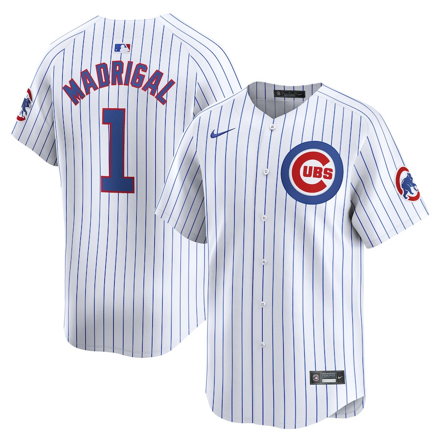 Nick Madrigal 1 Chicago Cubs Home Limited Player Men Jersey - White