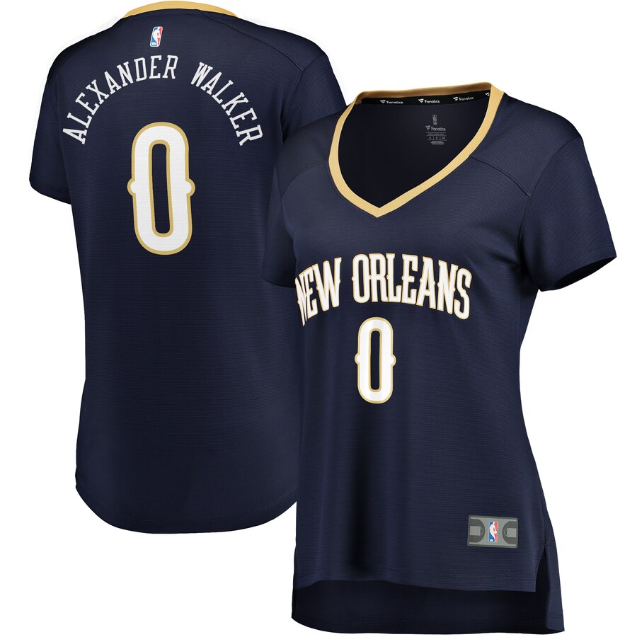 Nickeil Alexander-walker New Orleans Pelicans Fanatics Branded Women's Fast Break Replica Jersey Navy - Icon Edition