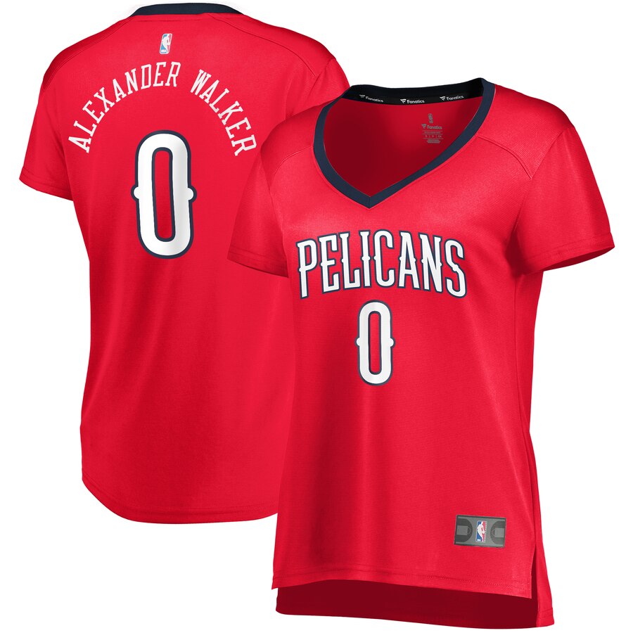 Nickeil Alexander-walker New Orleans Pelicans Fanatics Branded Women's Fast Break Replica Jersey Red - Statement Edition