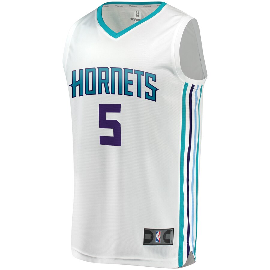 Alternative view of Nicolas Batum Charlotte Hornets Fanatics Branded Youth Fast Break Replica Player Jersey - Association Edition - White
