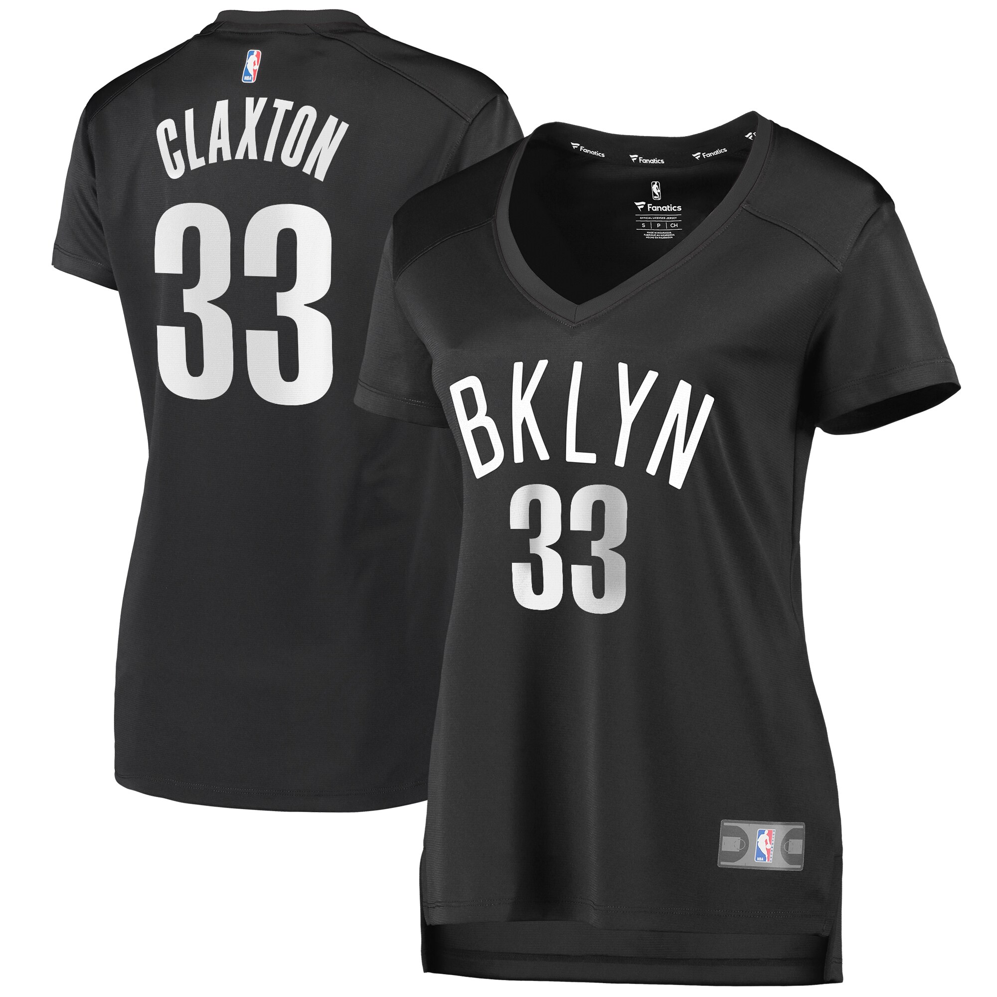 Nicolas Claxton Brooklyn Nets Fanatics Women's Fast Break Player Jersey - Statement Edition - Charcoal