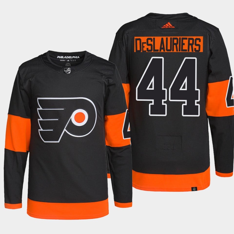 Nicolas Deslauriers 44 Philadelphia Flyers Black Jersey Primegreen Alternate - JS318 