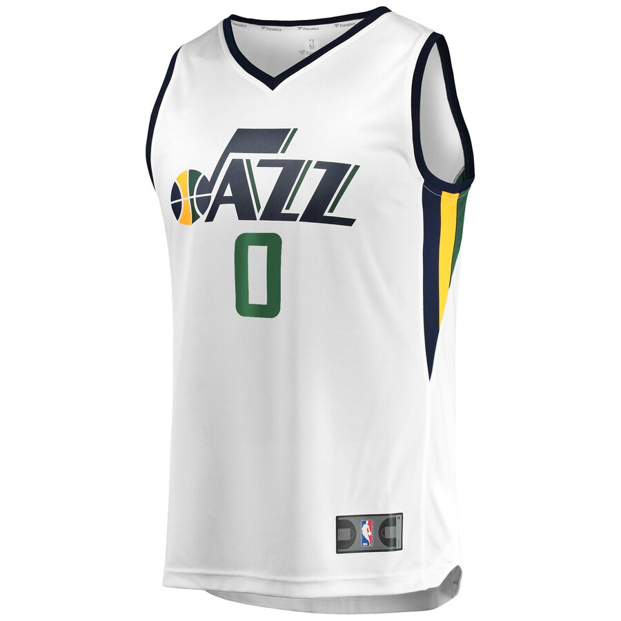 Alternative view of Nigel Williams-goss Utah Jazz Fanatics Branded Fast Break Player Jersey – Association Edition – White