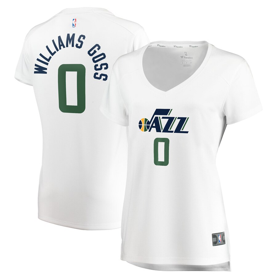 Nigel Williams-goss Utah Jazz Fanatics Branded Women's Fast Break Player Jersey - Association Edition - White