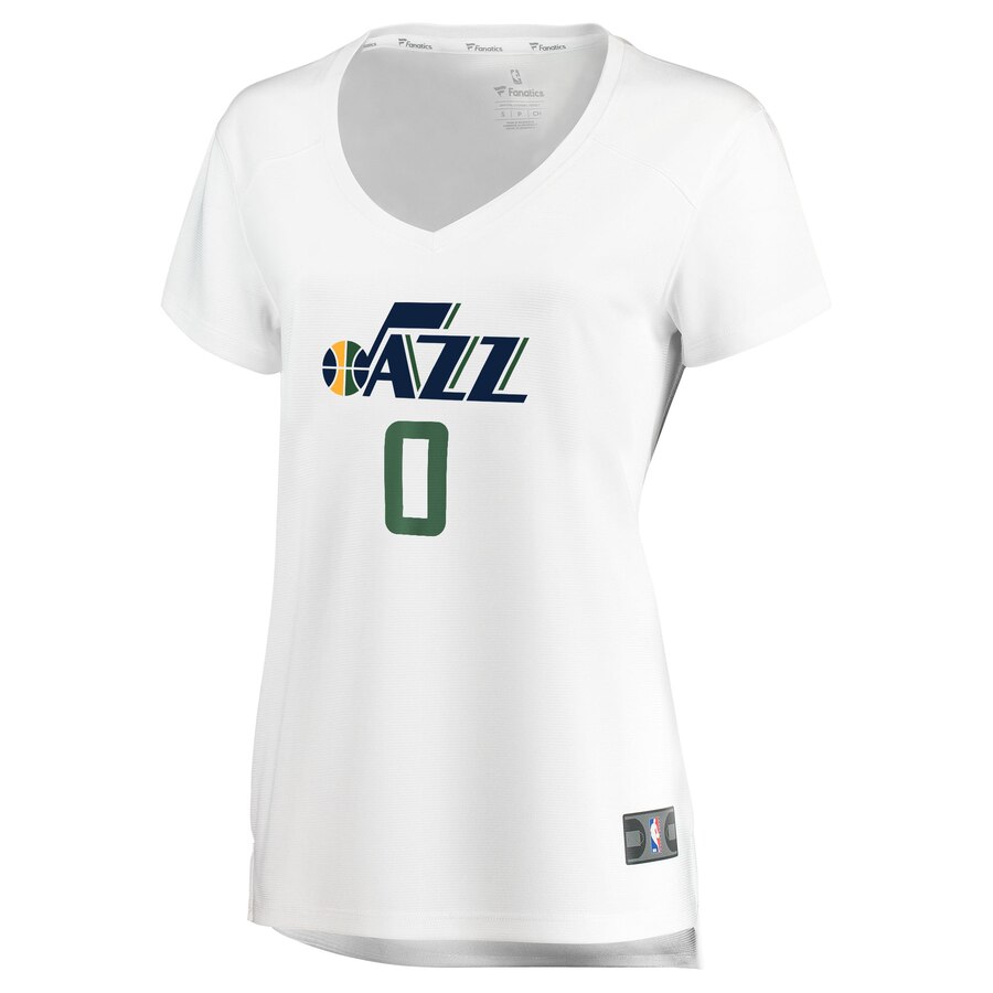 Alternative view of Nigel Williams-goss Utah Jazz Fanatics Branded Women's Fast Break Player Jersey - Association Edition - White