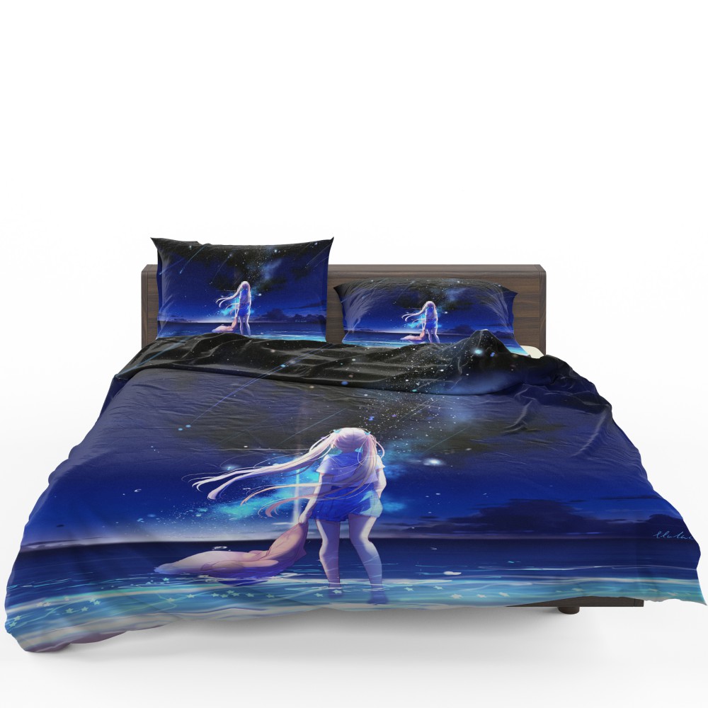 Night Sea Blue Beach Bedding Set - Custom Bedding Set