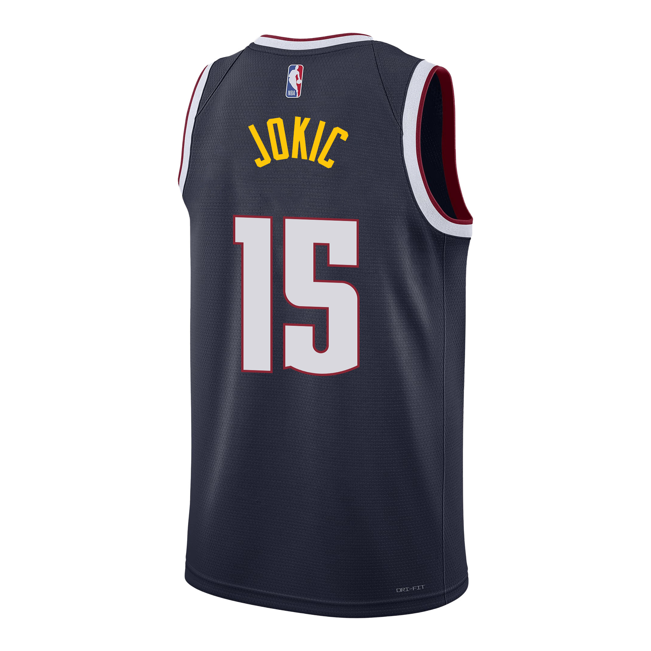 Alternative view of Nikola Jokić Denver Nuggets MVP 2023 NBA Final Champions Swingman Jersey - Black - JS423 