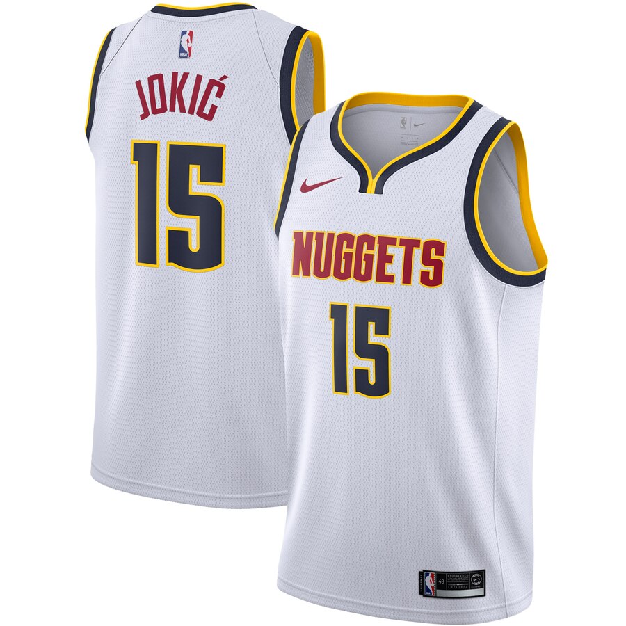 Nikola Jokic Denver Nuggets 2019/2020 Swingman Jersey - Association Edition - White