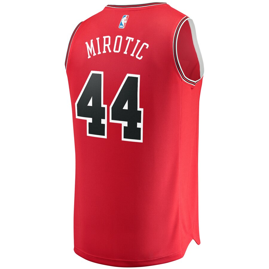 Alternative view of Nikola Mirotic Chicago Bulls Fanatics Branded Youth Fast Break Replica Jersey Red - Icon Edition