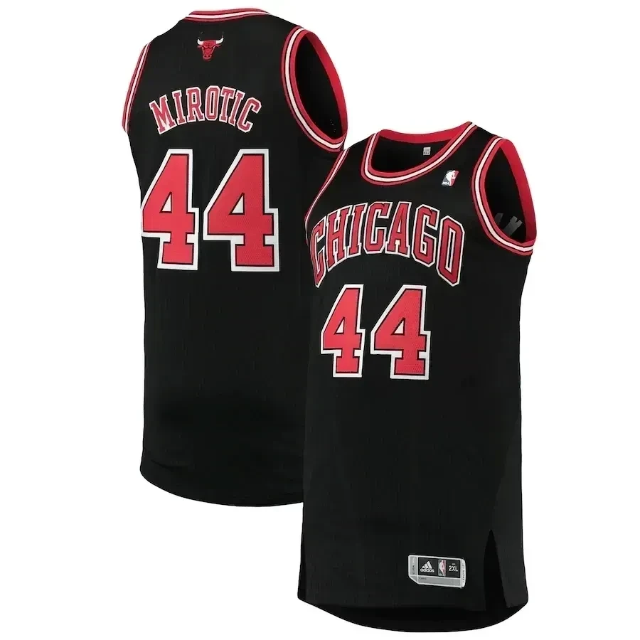 Nikola Mirotic Chicago Bulls Finished Jersey - Black - JS664 
