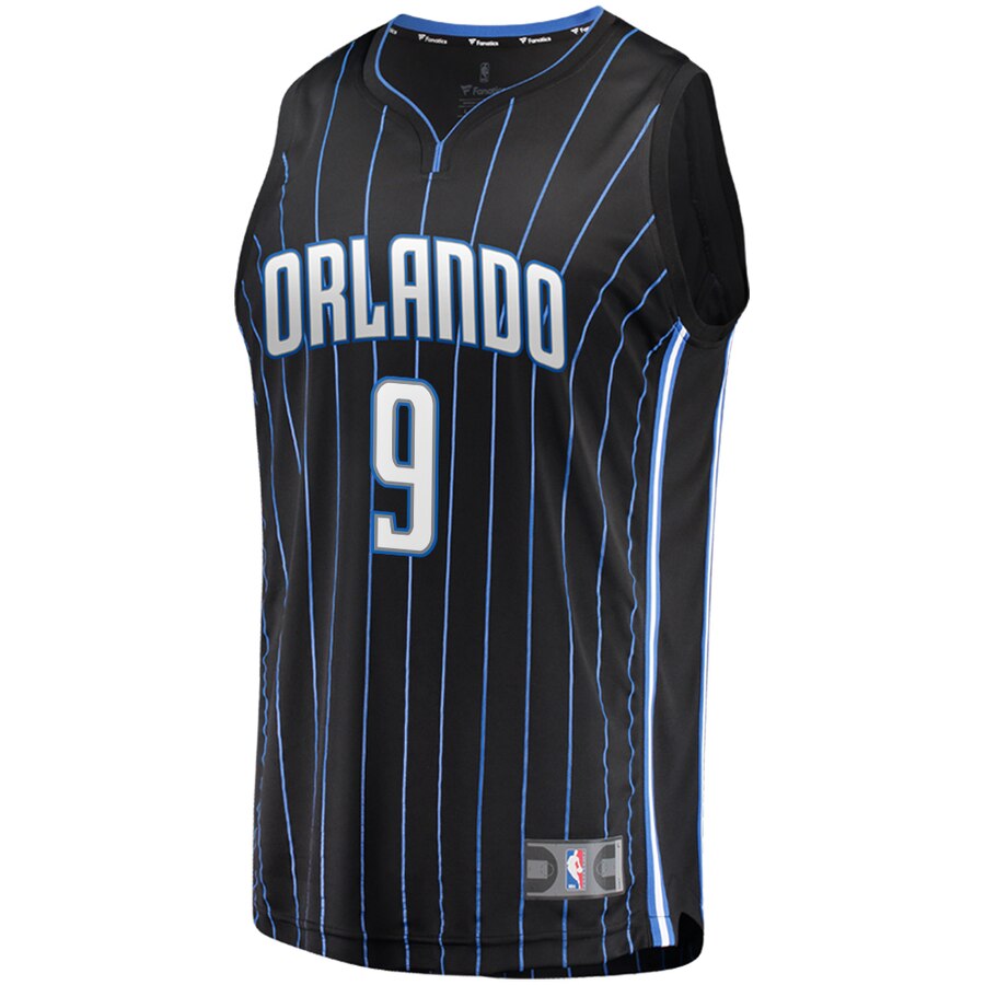 Alternative view of Nikola Vucevic Orlando Magic Fanatics Branded 2019 Fast Break Replica Player Jersey Black - Icon Edition