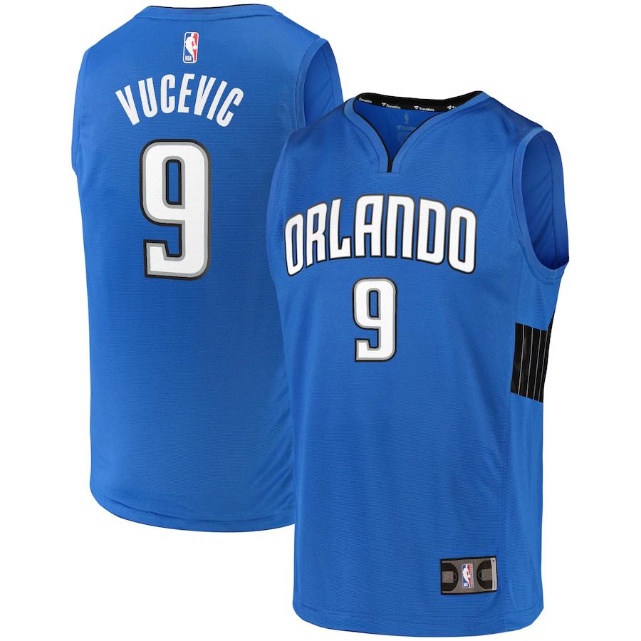 Nikola Vucevic Orlando Magic Fanatics Branded Fast Break Team Replica Jersey Blue - Statement Edition