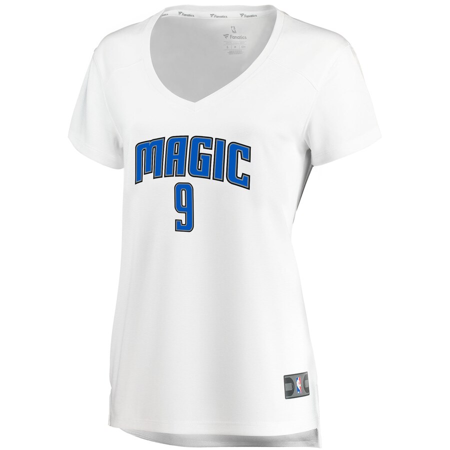 Alternative view of Nikola Vucevic Orlando Magic Fanatics Branded Women's Fast Break Replica Jersey White - Association Edition