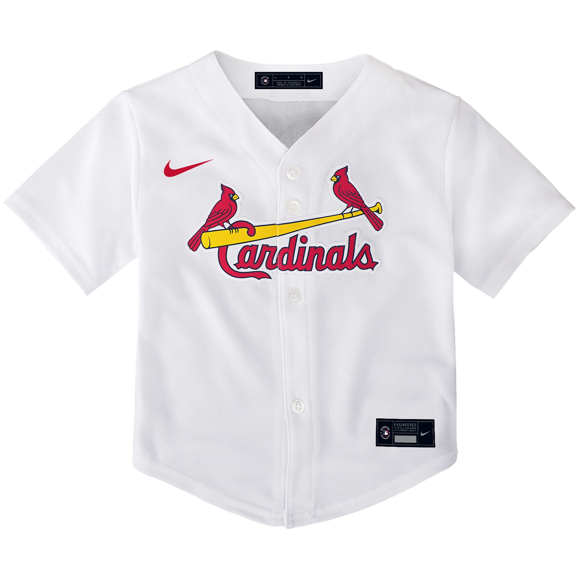 Alternative view of Nolan Arenado St. Louis Cardinals Toddler Home Replica Player Jersey - White