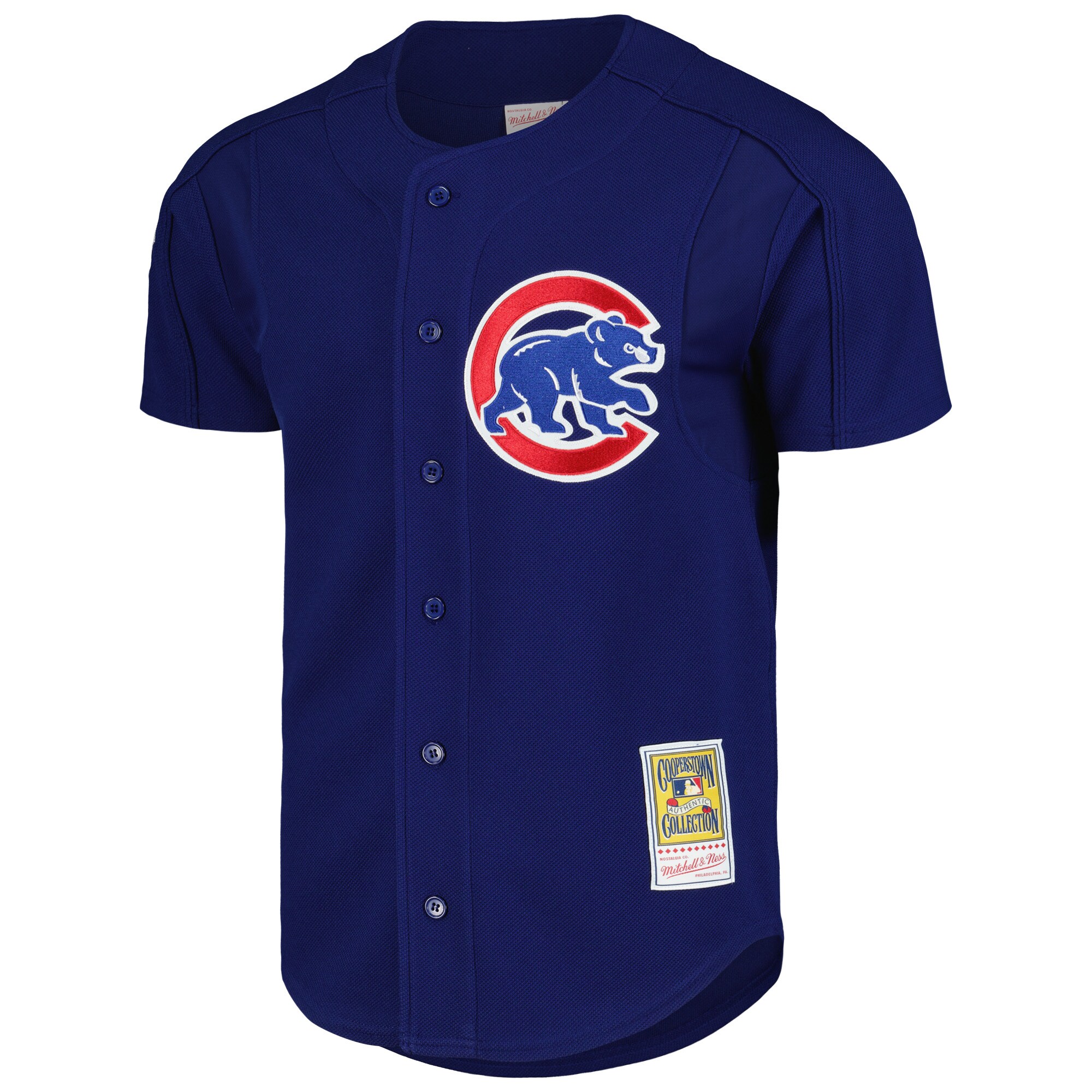Alternative view of Nomar Garciaparra Chicago Cubs Mitchell & Ness Cooperstown Collection 2005 Batting Practice Jersey - Royal