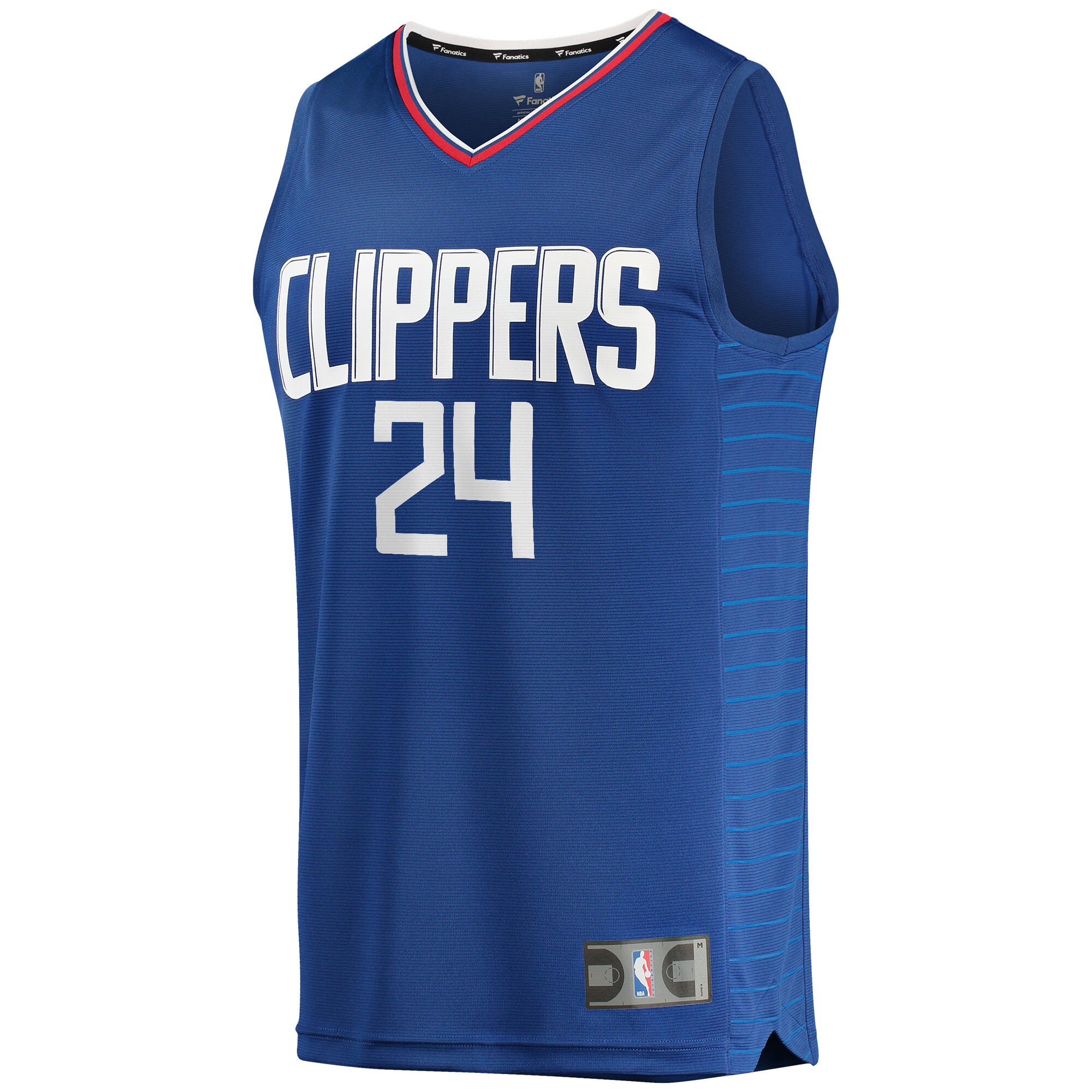 Alternative view of Norman Powell La Clippers Fanatics Fast Break Replica Jersey - Icon Edition - Royal