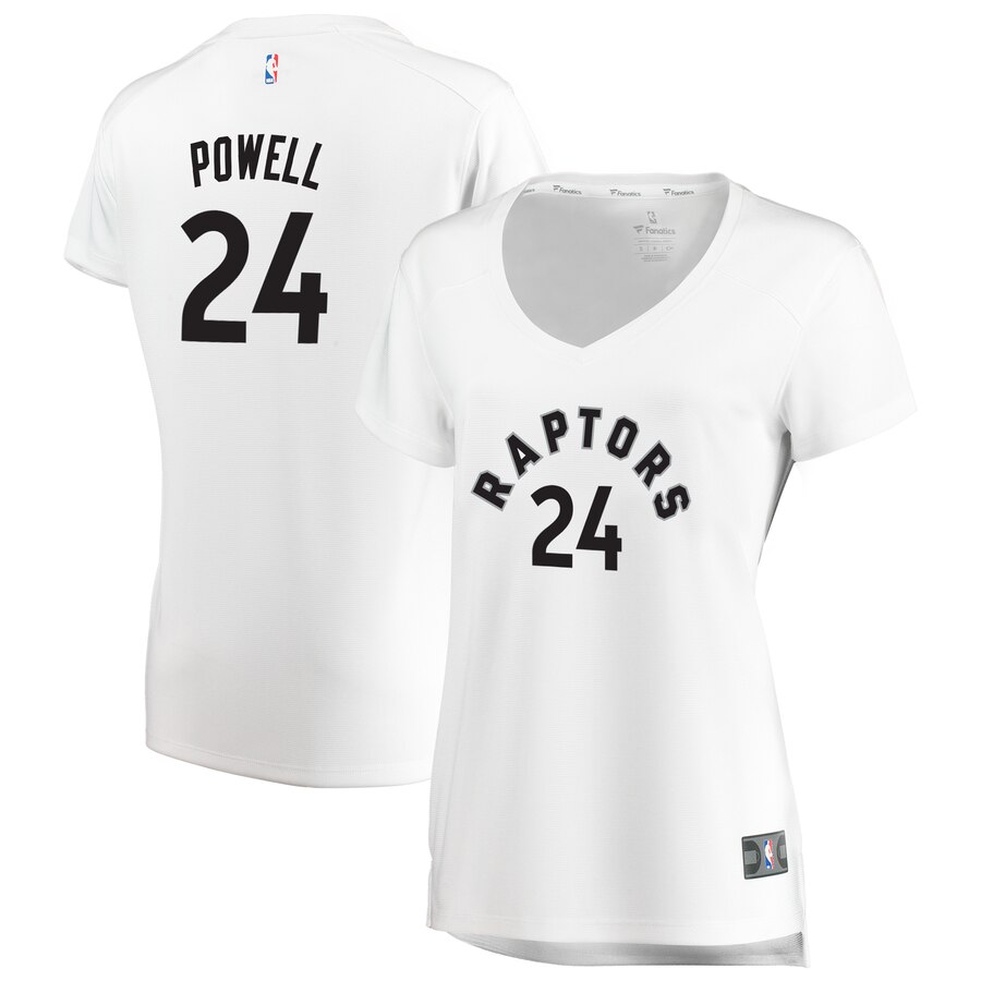 Norman Powell Toronto Raptors Fanatics Branded Women's Fast Break Replica Jersey - Association Edition - White