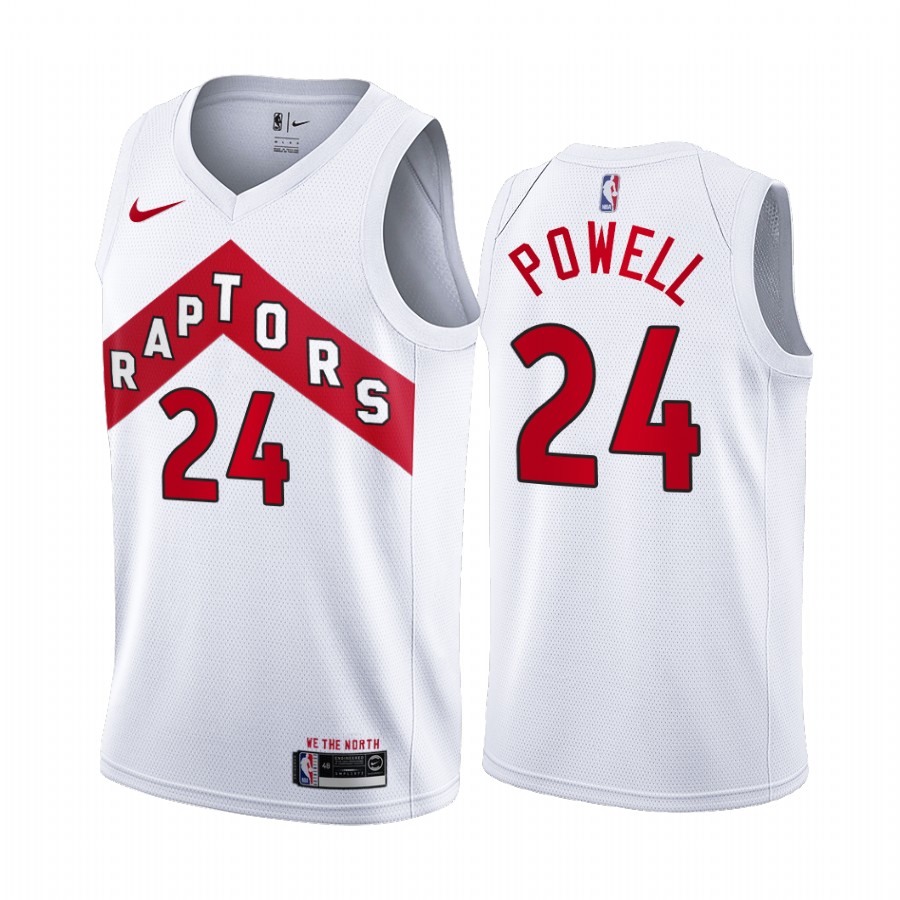 Norman Powell Toronto Raptors White Association Edition 2020-21 Jersey