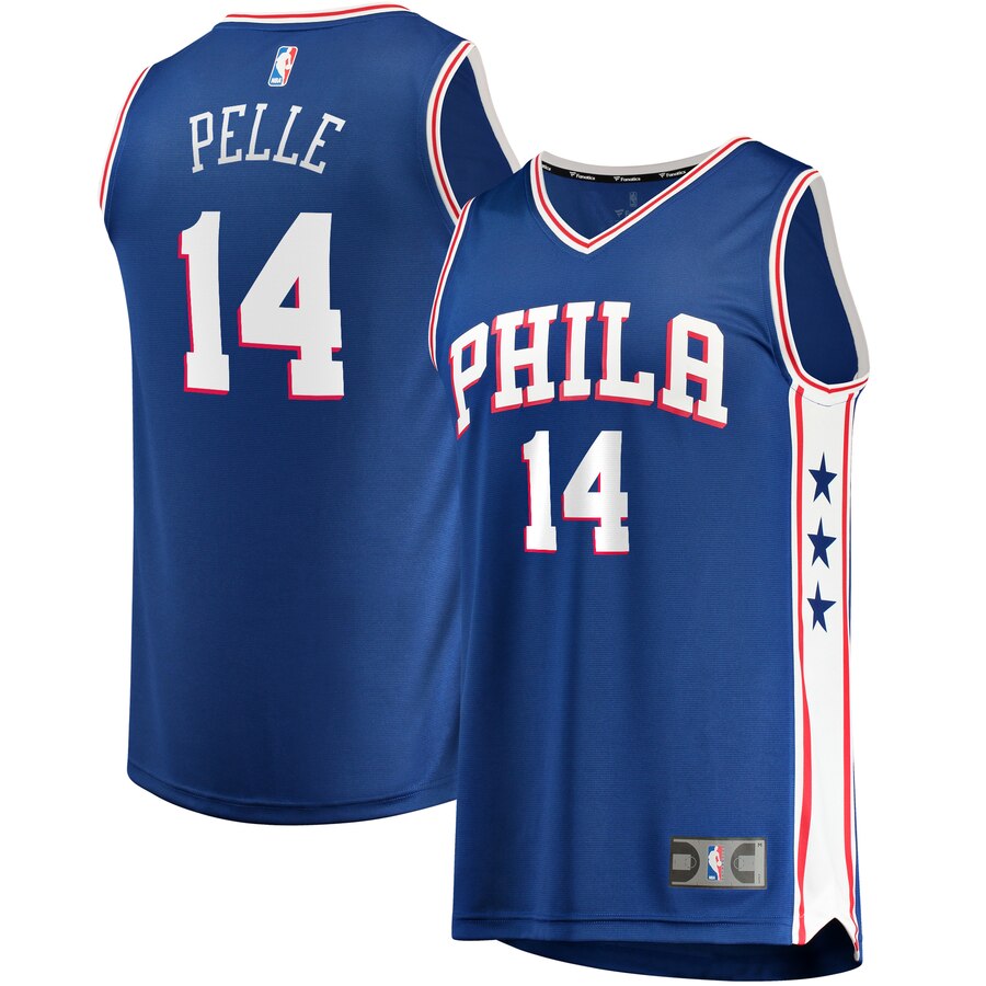 Norvel Pelle Philadelphia 76ers Fanatics Branded Youth Fast Break Replica Player Jersey - Icon Edition - Royal