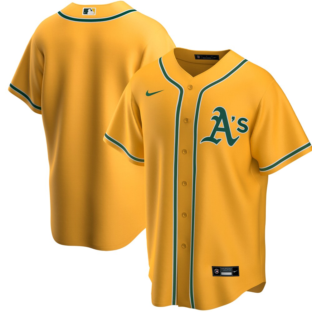 Oakland Athletics Alternate 2020 Team Jersey - Gold