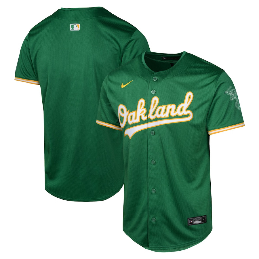 Oakland Athletics Alternate Limited YOUTH Jersey - Green 