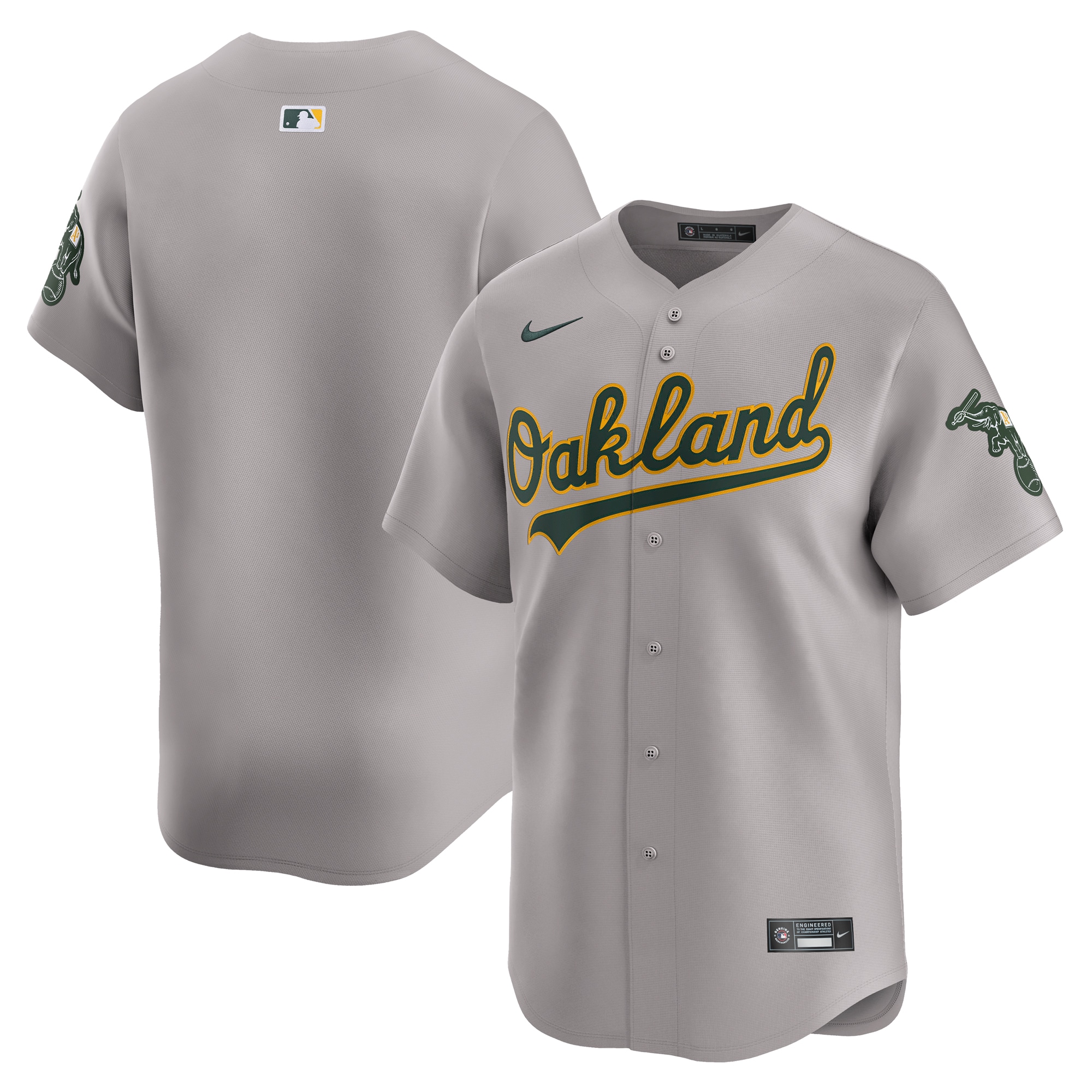 Oakland Athletics Away Limited Jersey - Gray