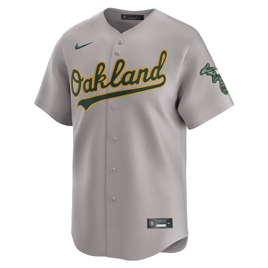 Alternative view of Oakland Athletics Away Limited Men Jersey - Gray 