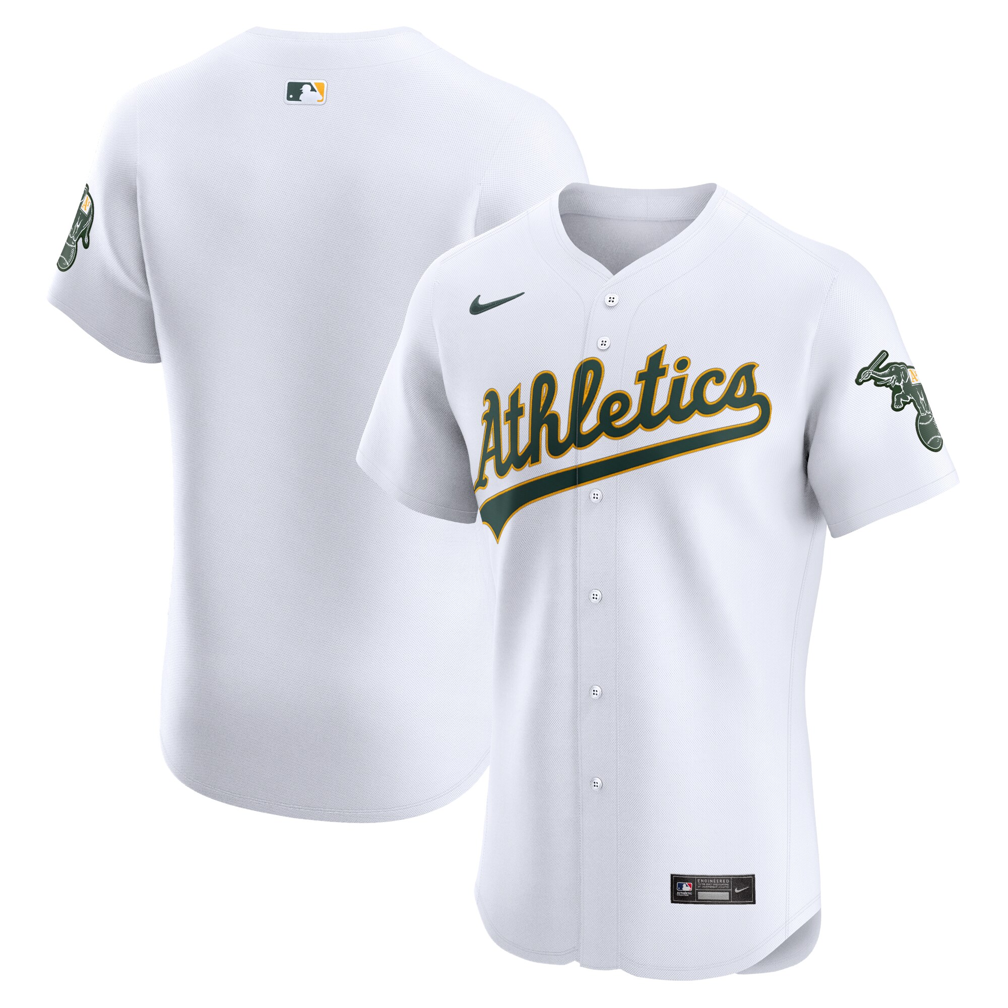 Oakland Athletics Home Elite Jersey - White