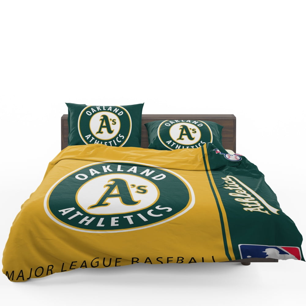 Oakland Athletics MLB Baseball American League Bedding Set - Custom Bedding Set
