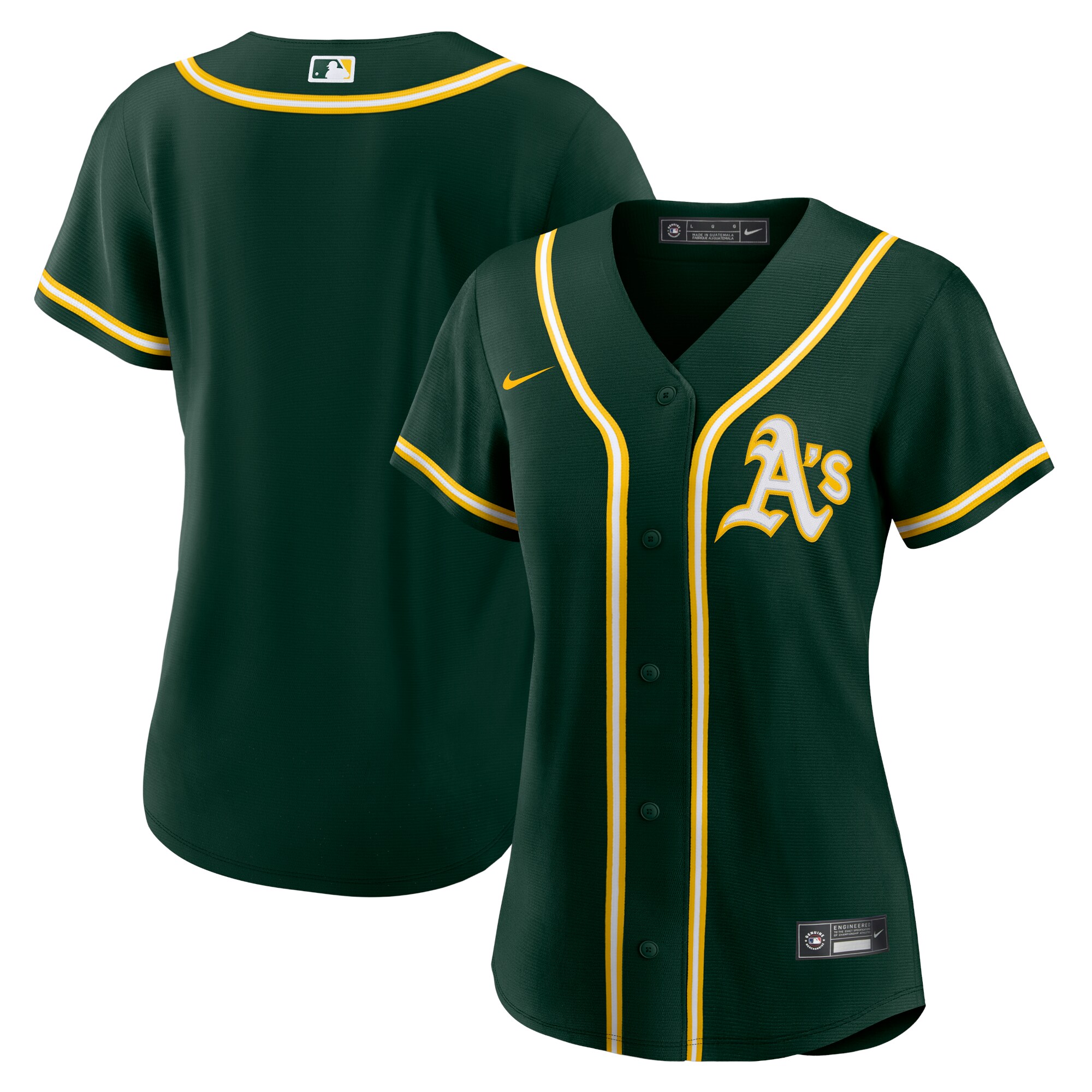 Oakland Athletics Women's Alternate Replica Team Jersey - Green
