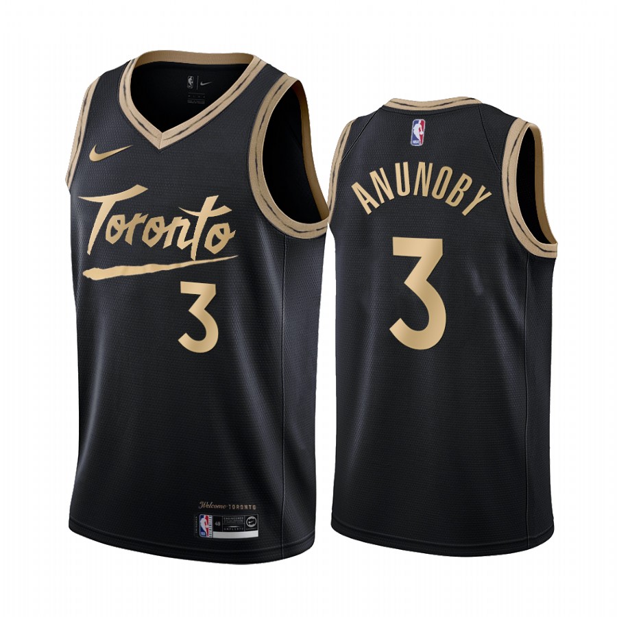 Og Anunoby Toronto Raptors Black City Edition 2020-21 Jersey