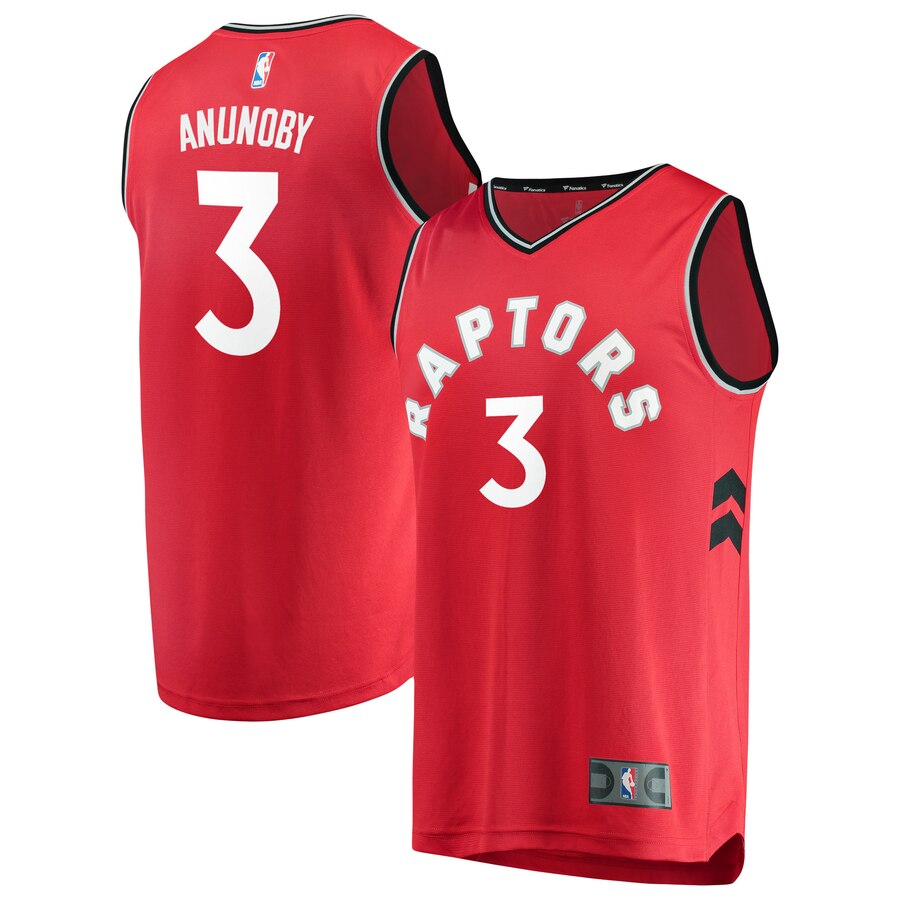 Og Anunoby Toronto Raptors Fanatics Branded Fast Break Player Jersey Red - Icon Edition