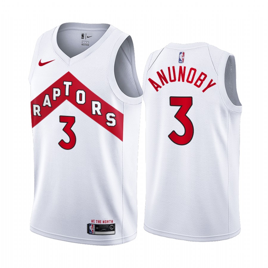 Og Anunoby Toronto Raptors White Association Edition 2020-21 Jersey