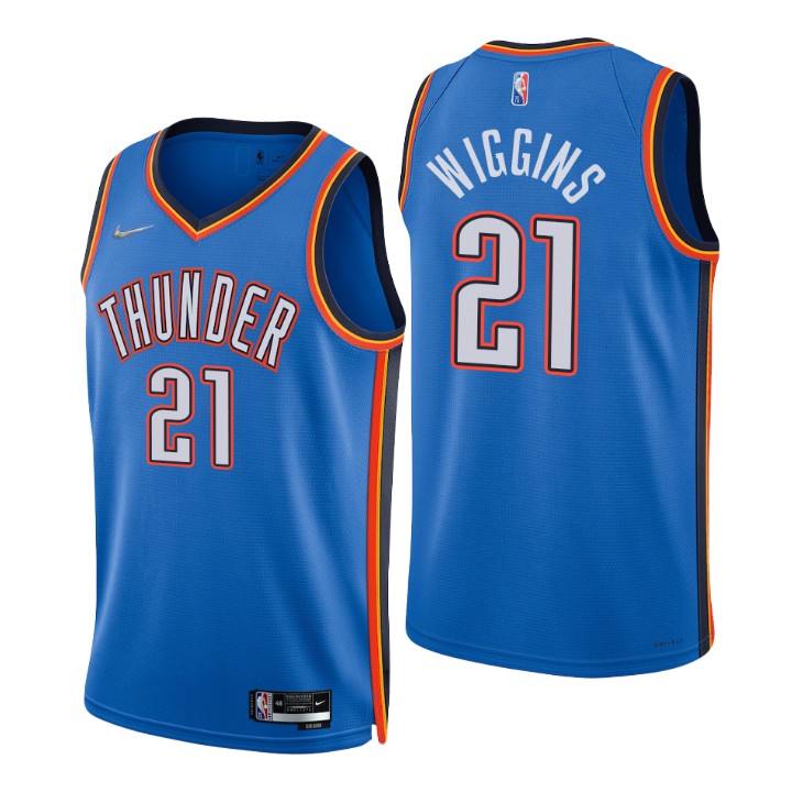 Oklahoma City Thunder Aaron Wiggins 75th Anniversary Diamond Jersey Icon