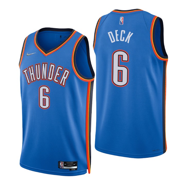 Oklahoma City Thunder Gabriel Deck 75th Anniversary Diamond Jersey Icon