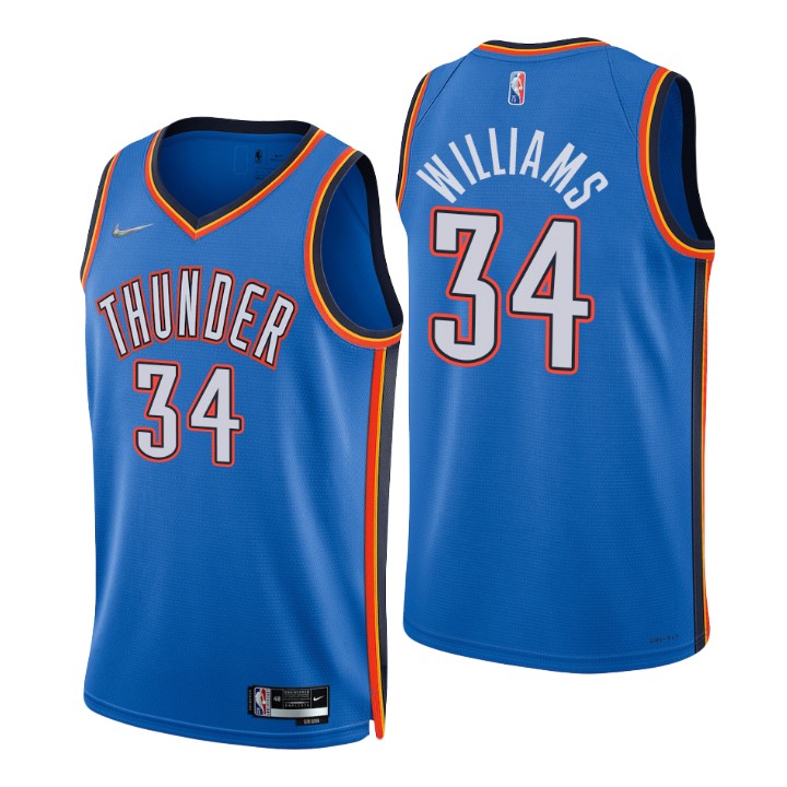 Oklahoma City Thunder Kenrich Williams 75th Anniversary Diamond Jersey Icon