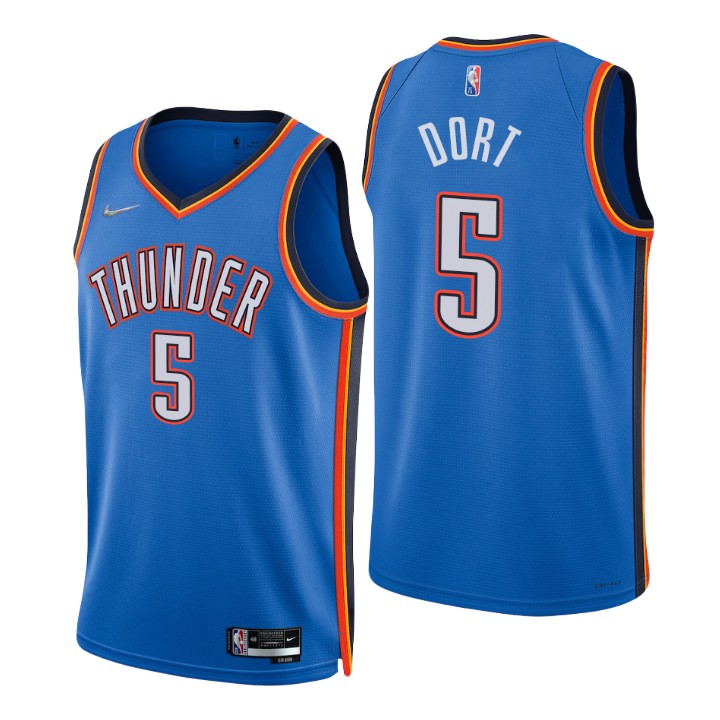 Oklahoma City Thunder Luguentz Dort 75th Anniversary Diamond Jersey Icon
