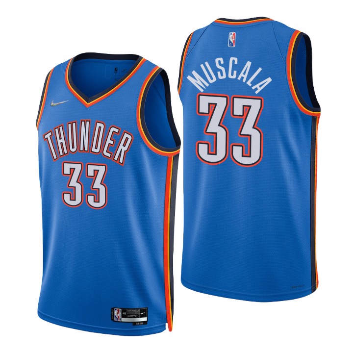 Oklahoma City Thunder Mike Muscala 75th Anniversary Diamond Jersey Icon