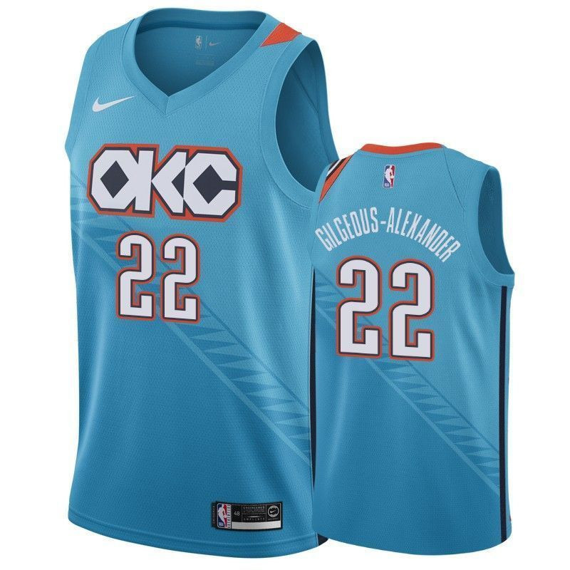 Oklahoma City Thunder Shai Gilgeous-alexander 2 City Men's Jersey - JS141 