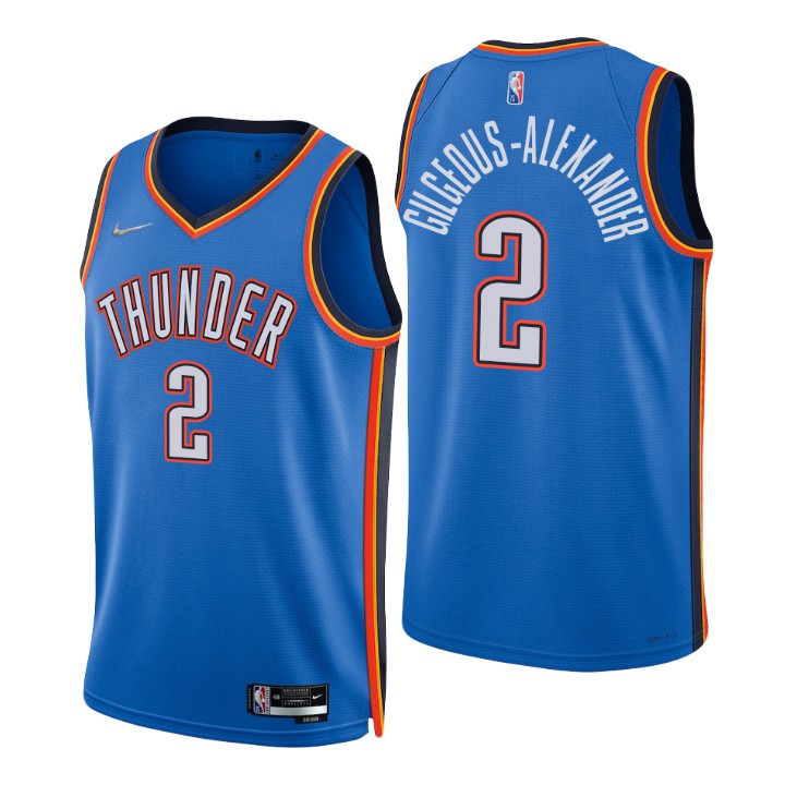 Oklahoma City Thunder Shai Gilgeous-alexander 75th Anniversary Diamond Jersey Icon