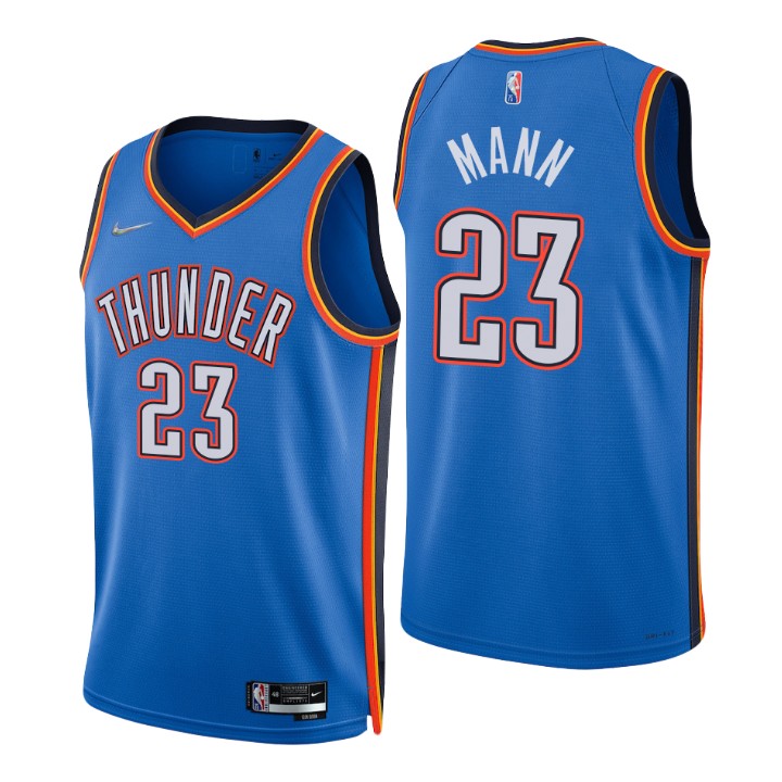 Oklahoma City Thunder Tre Mann 75th Anniversary Diamond Jersey Icon
