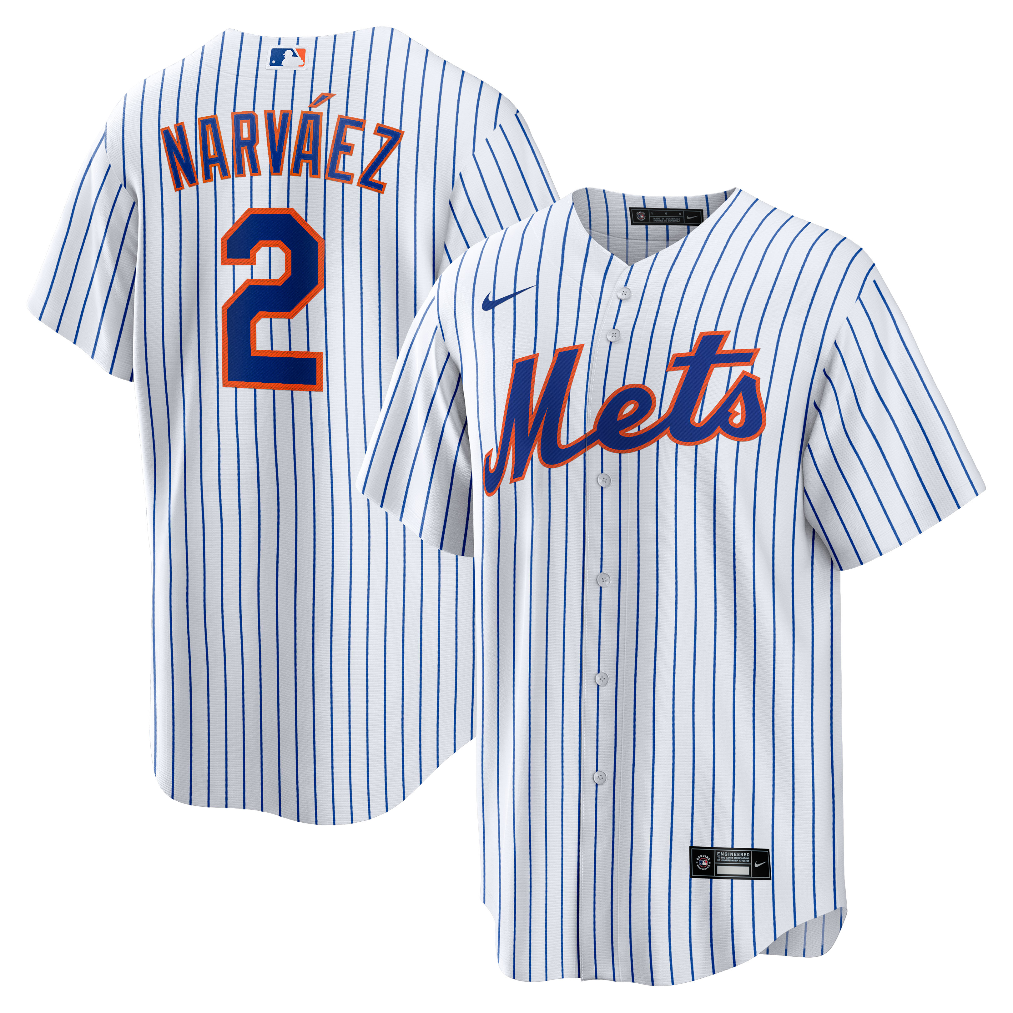 Omar NarvÃƒÆ’Ã‚Â¡ez New York Mets Home Replica Player Jersey - White