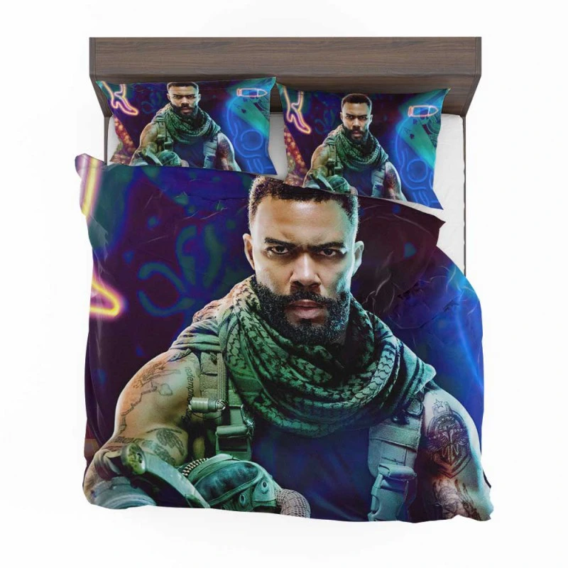 Alternative view of Omari Hardwick As Vanderohe In Army Of The Dead Movie Bedding Set - Custom Bedding Set