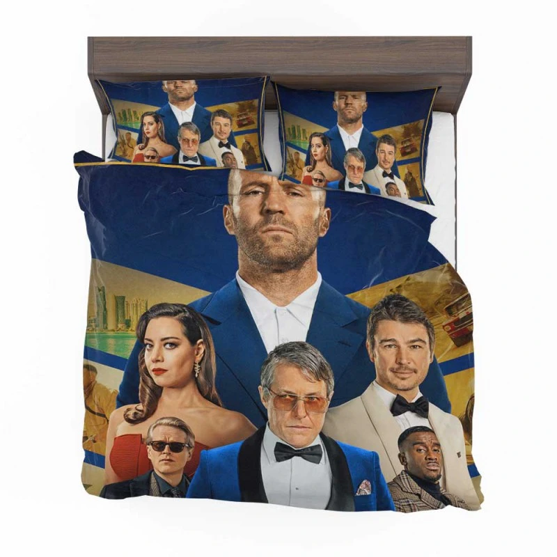 Alternative view of Operation Fortune Ruse De Guerre Movie Poster Bedding Set - Custom Bedding Set