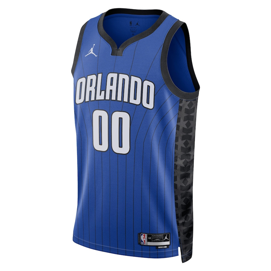 Alternative view of Orlando Magic 2023/24 Statement Swingman Custom Men Jersey - Royal - JS822 