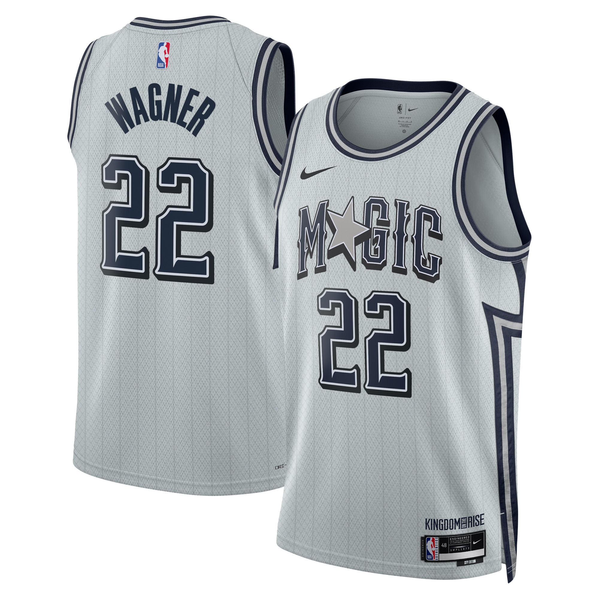 Orlando Magic City Edition Swingman Jersey 2024 - Silver - Franz Wagner - Unisex - JS529 