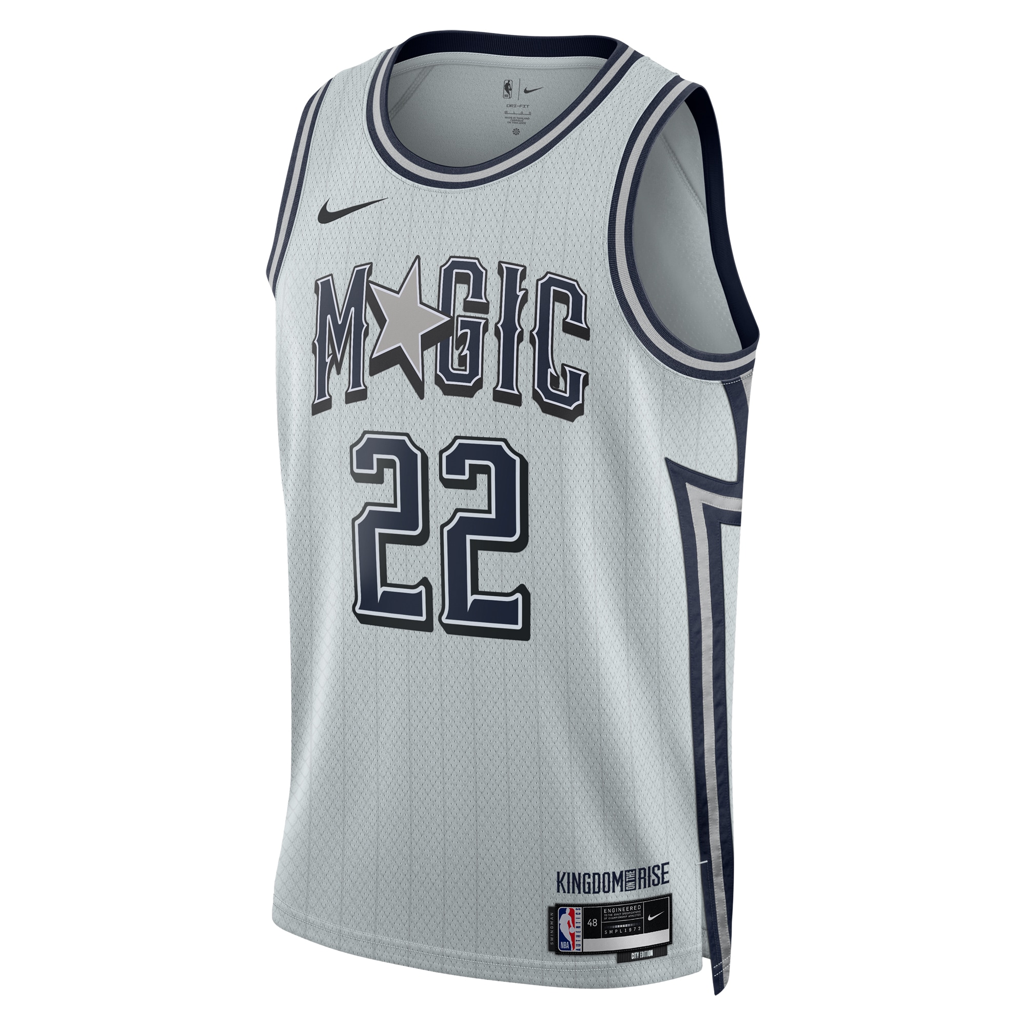 Alternative view of Orlando Magic City Edition Swingman Jersey 2024 - Silver - Franz Wagner - Unisex - JS529 
